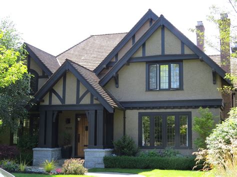 modern tudor exterior paint colors.